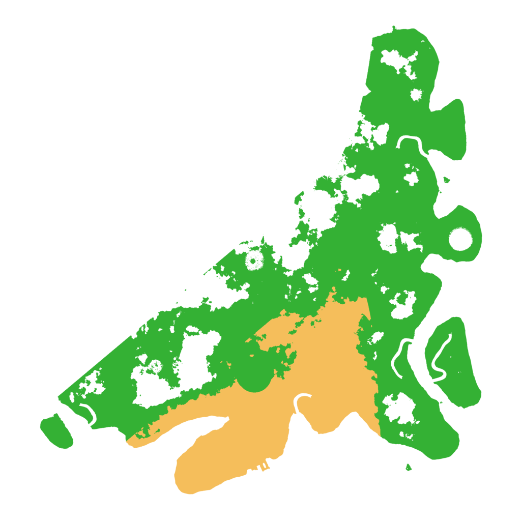 Biome Rust Map: Procedural Map, Size: 4000, Seed: 15254