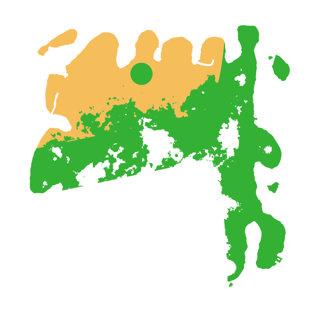 Biome Rust Map: Procedural Map, Size: 3700, Seed: 345363698