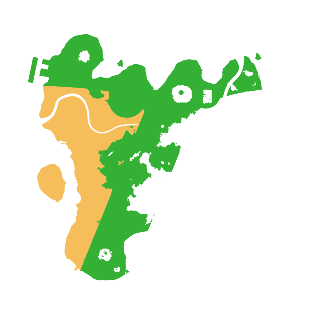 Biome Rust Map: Procedural Map, Size: 2500, Seed: 415