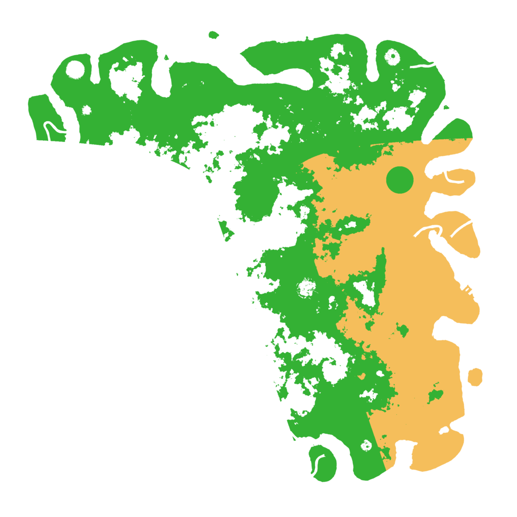 Biome Rust Map: Procedural Map, Size: 5000, Seed: 71302