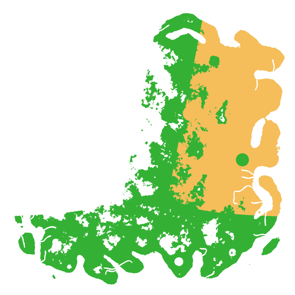 Biome Rust Map: Procedural Map, Size: 6000, Seed: 5654512