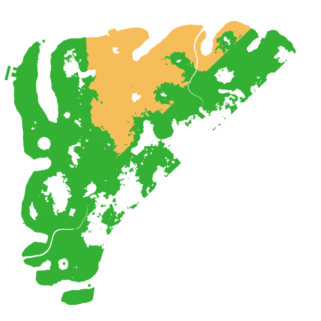 Biome Rust Map: Procedural Map, Size: 4500, Seed: 18659486