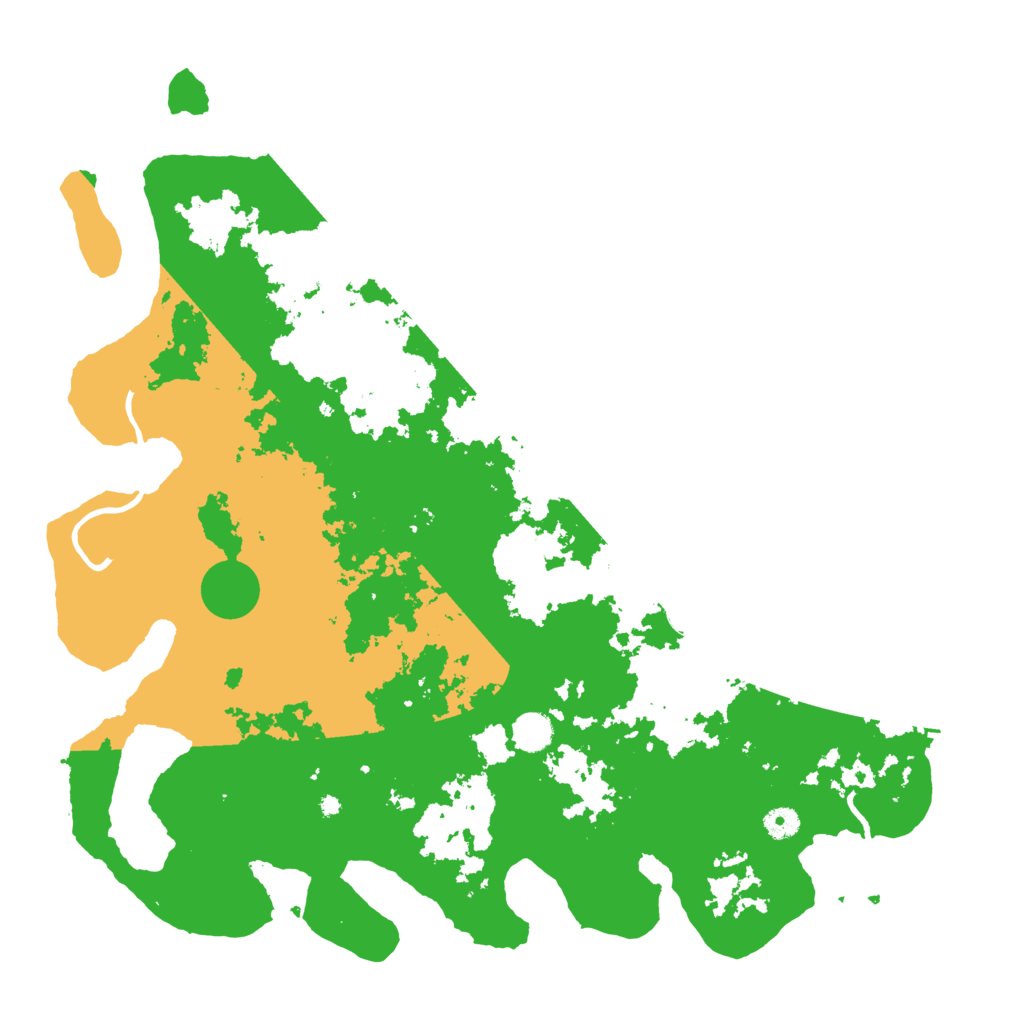 Biome Rust Map: Procedural Map, Size: 4600, Seed: 4797397