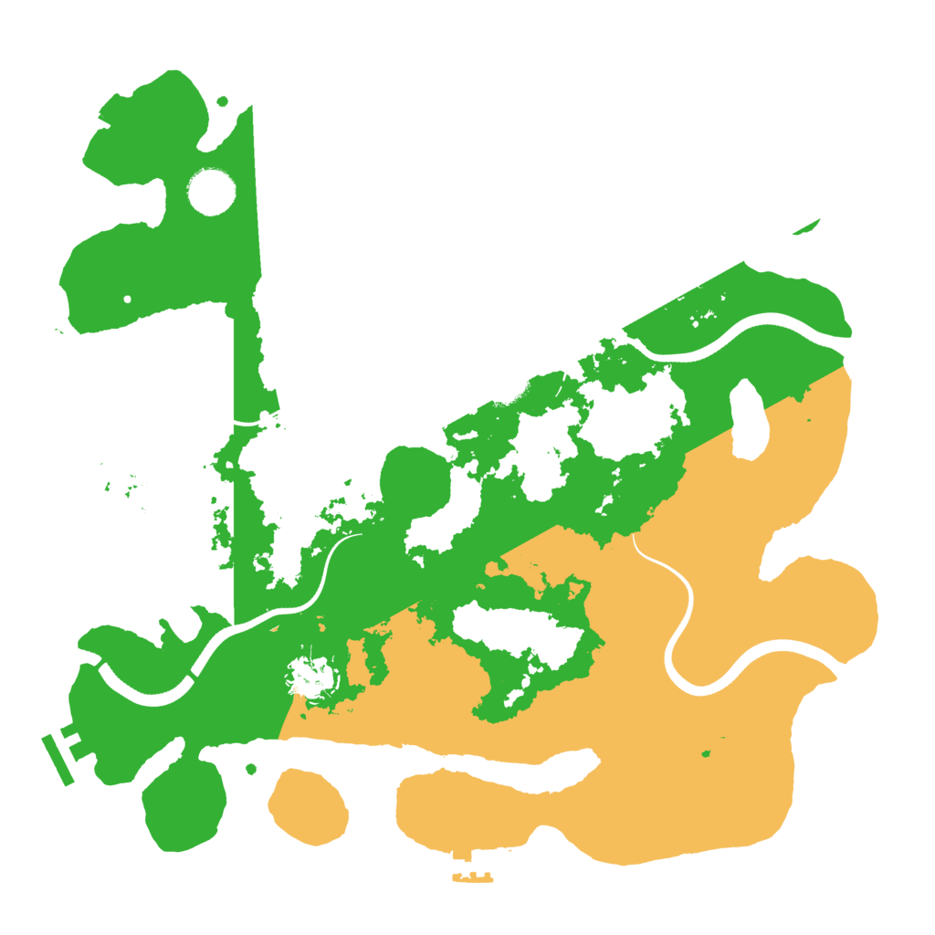 Biome Rust Map: Procedural Map, Size: 3500, Seed: 1510687424