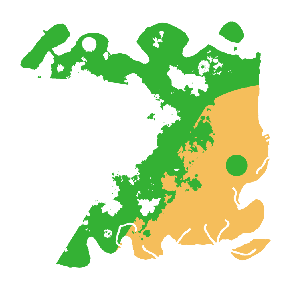 Biome Rust Map: Procedural Map, Size: 3600, Seed: 4256
