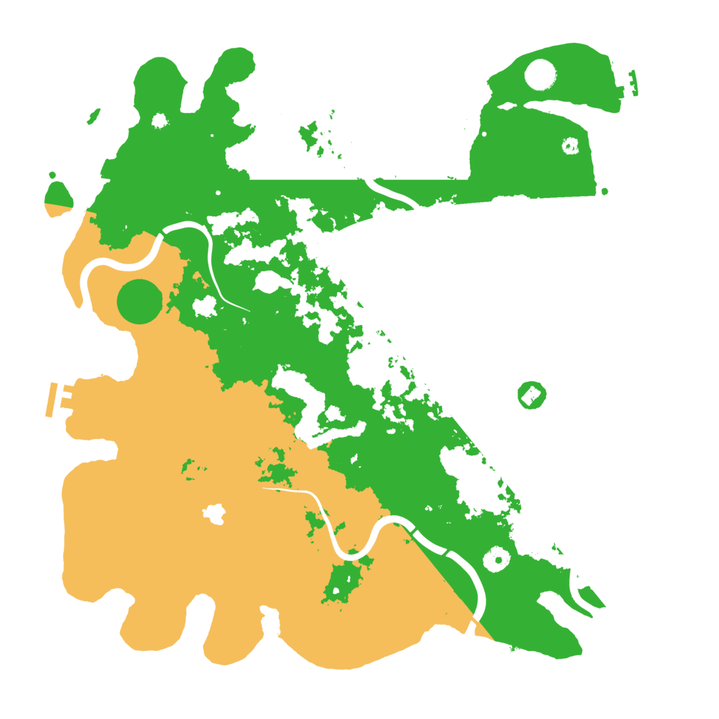 Biome Rust Map: Procedural Map, Size: 4200, Seed: 40