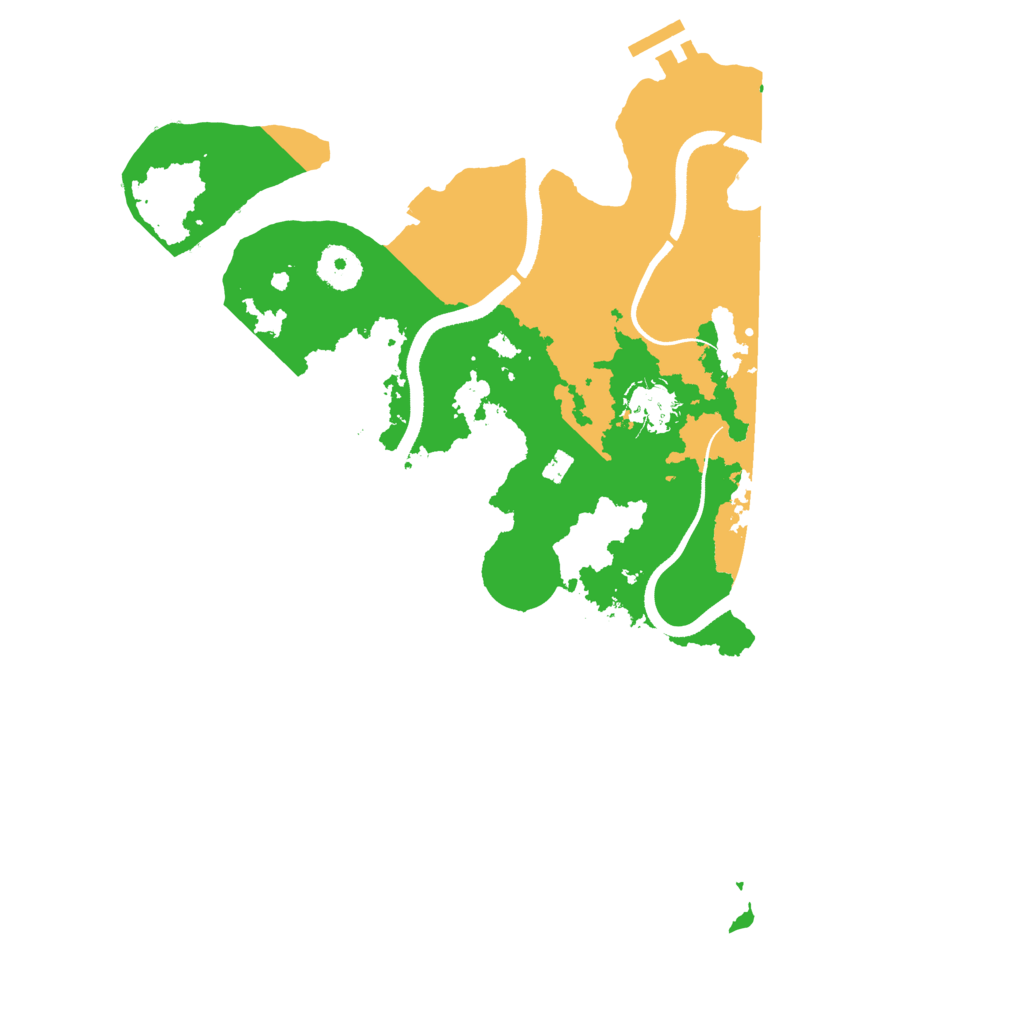 Biome Rust Map: Procedural Map, Size: 3500, Seed: 825242307