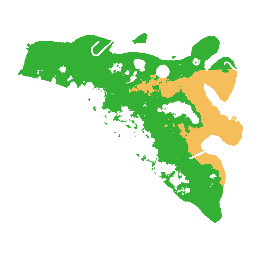 Biome Rust Map: Procedural Map, Size: 3500, Seed: 67482359