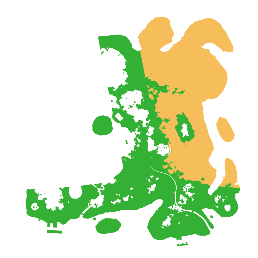 Biome Rust Map: Procedural Map, Size: 3500, Seed: 2022052717