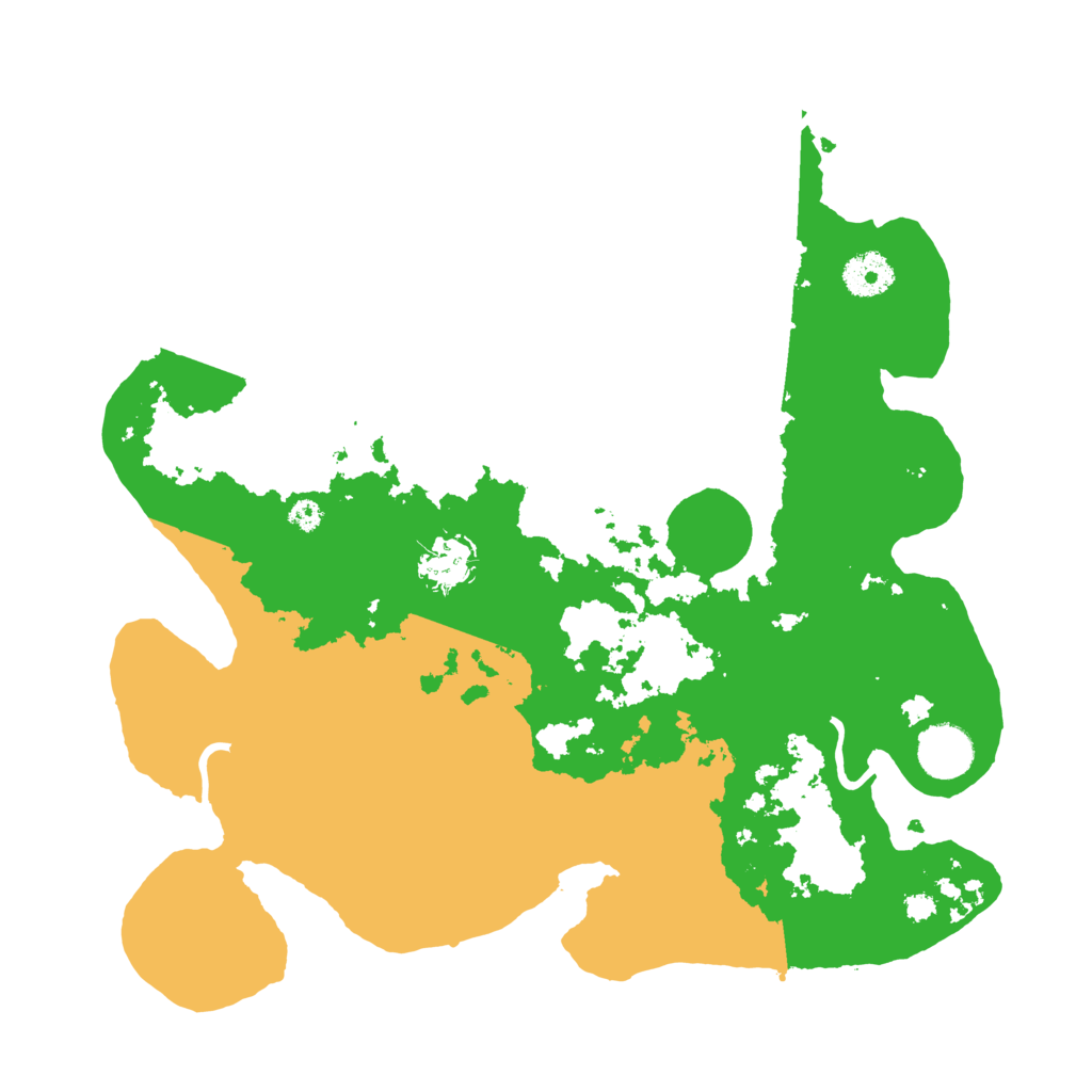 Biome Rust Map: Procedural Map, Size: 3500, Seed: 1968196080