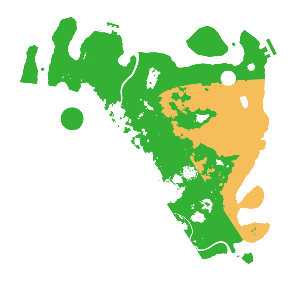 Biome Rust Map: Procedural Map, Size: 3500, Seed: 1369189013