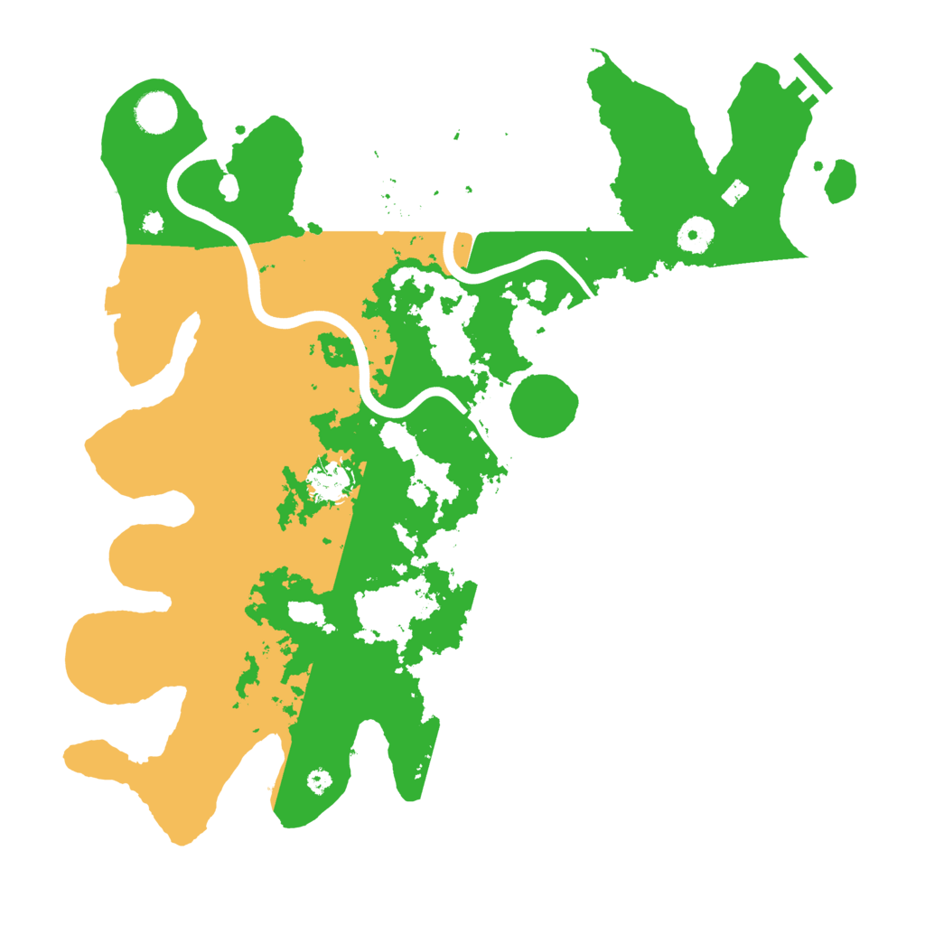 Biome Rust Map: Procedural Map, Size: 3850, Seed: 2028876207