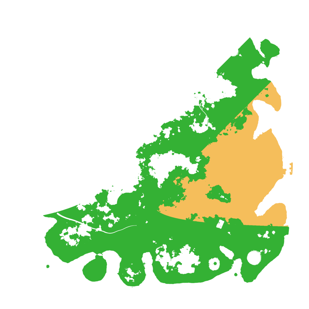 Biome Rust Map: Procedural Map, Size: 3850, Seed: 430505727
