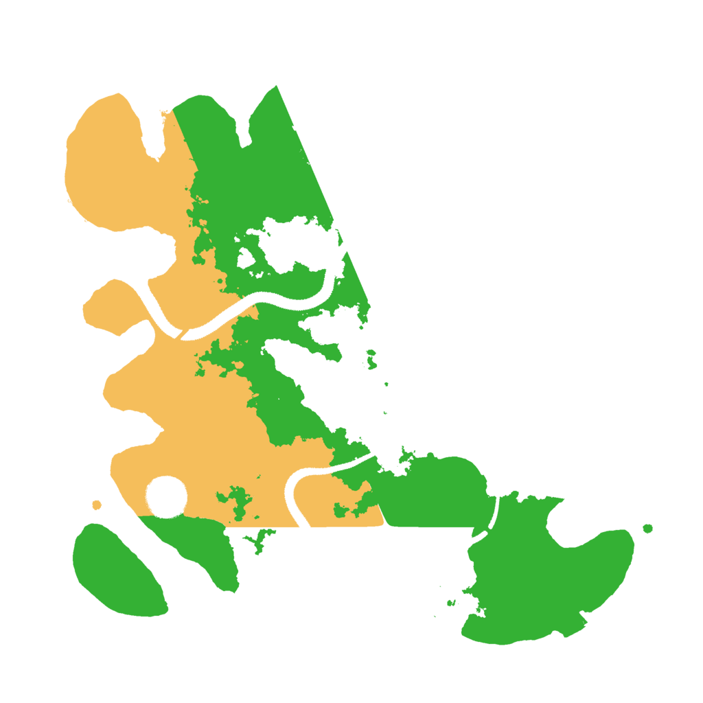 Biome Rust Map: Procedural Map, Size: 3000, Seed: 87569557