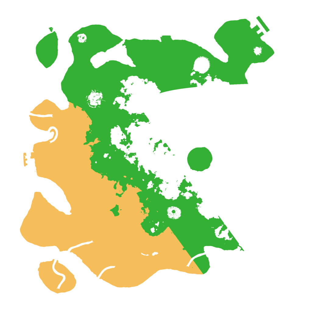 Biome Rust Map: Procedural Map, Size: 3500, Seed: 1188626425
