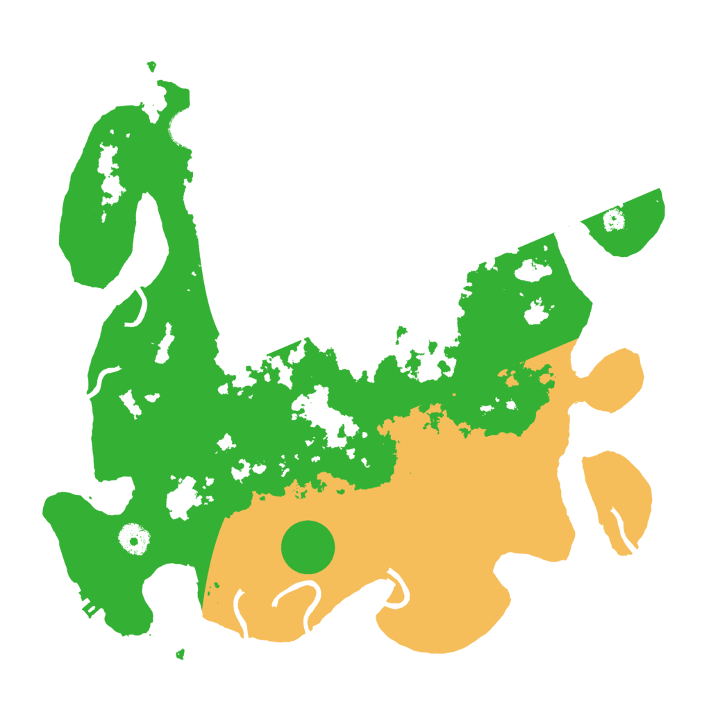 Biome Rust Map: Procedural Map, Size: 3500, Seed: 1912432899