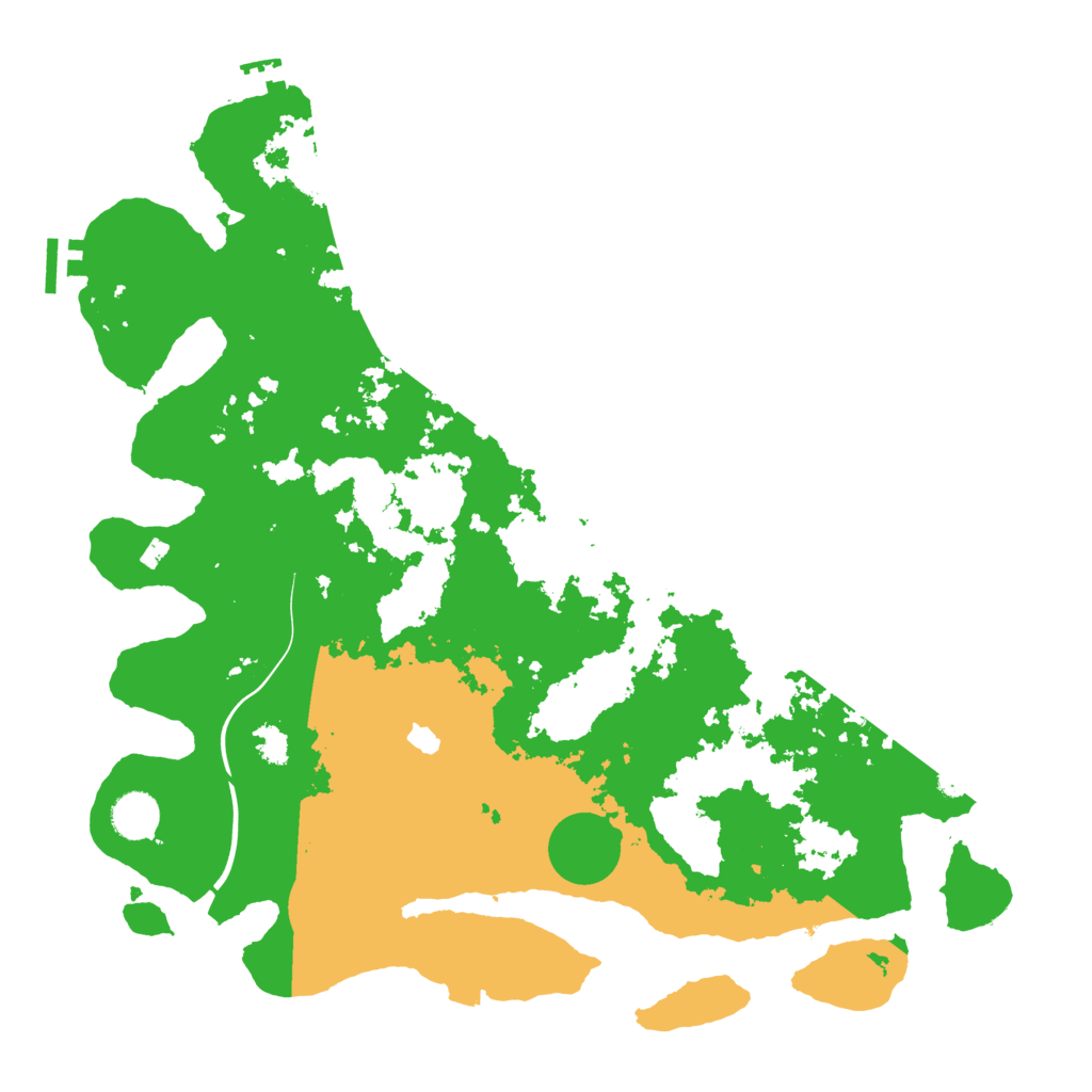 Biome Rust Map: Procedural Map, Size: 4000, Seed: 21164270