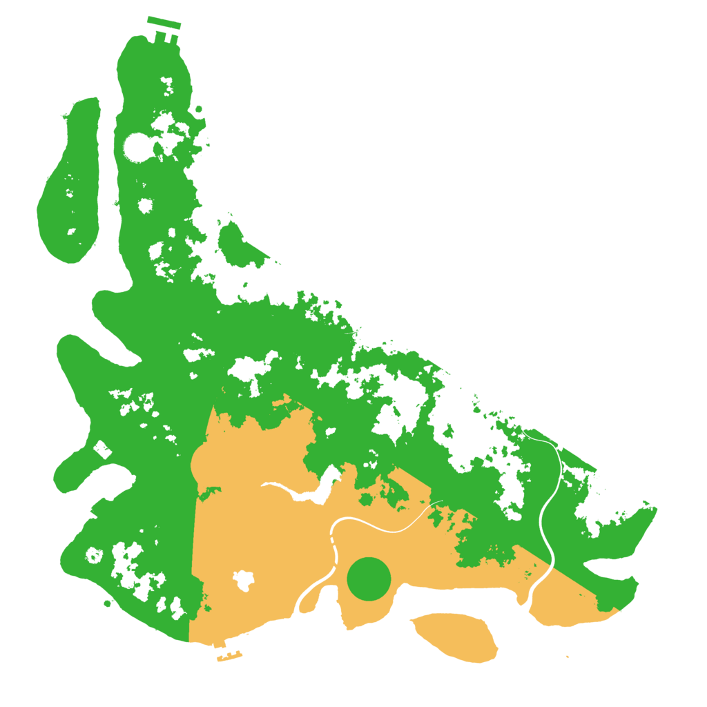 Biome Rust Map: Procedural Map, Size: 4250, Seed: 809958926