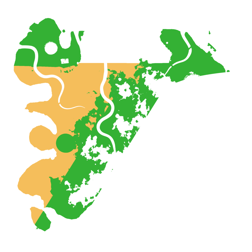 Biome Rust Map: Procedural Map, Size: 3500, Seed: 164147108