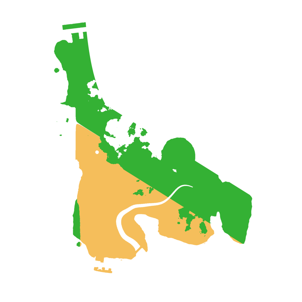 Biome Rust Map: Procedural Map, Size: 2500, Seed: 99