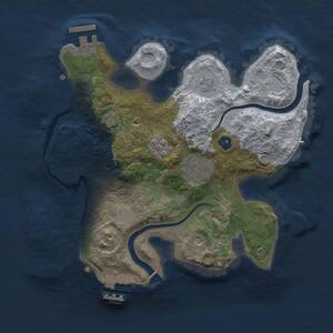 Thumbnail Rust Map: Procedural Map, Size: 2500, Seed: 99, 8 Monuments