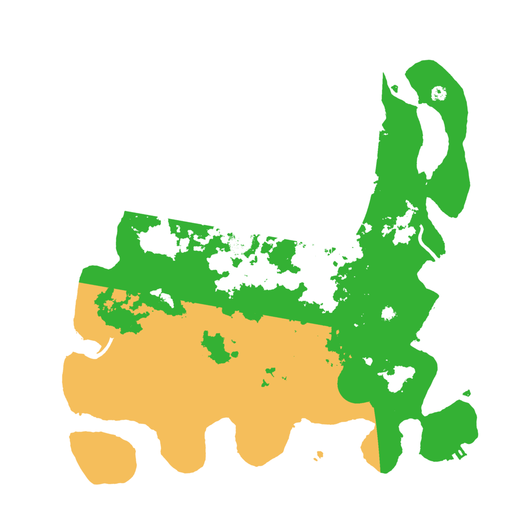 Biome Rust Map: Procedural Map, Size: 3500, Seed: 1218988762