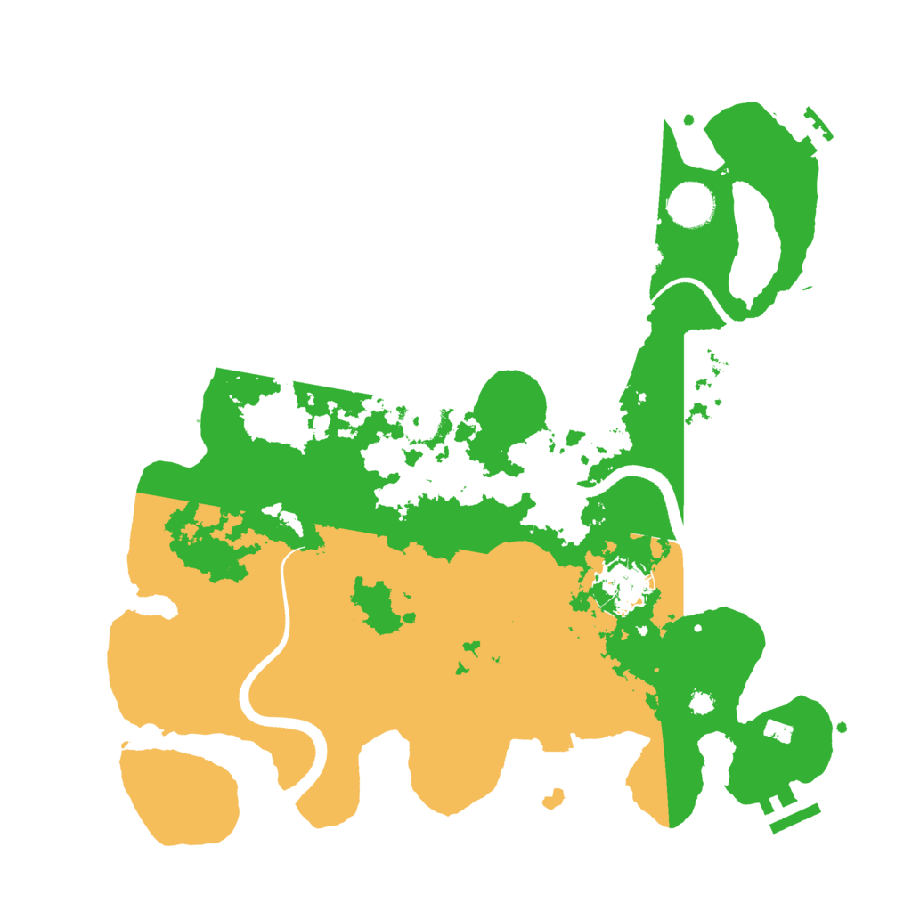 Biome Rust Map: Procedural Map, Size: 3500, Seed: 1218988762