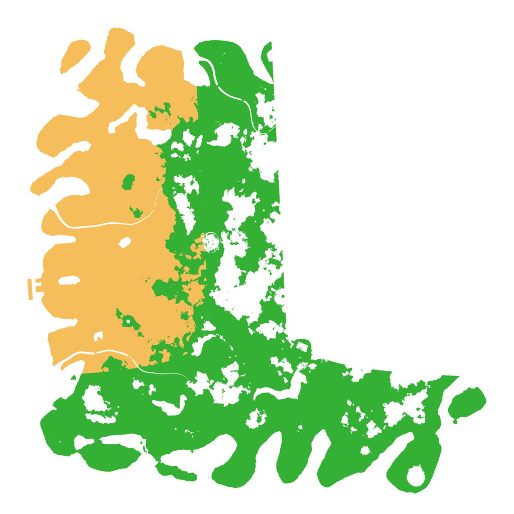 Biome Rust Map: Procedural Map, Size: 5000, Seed: 69235