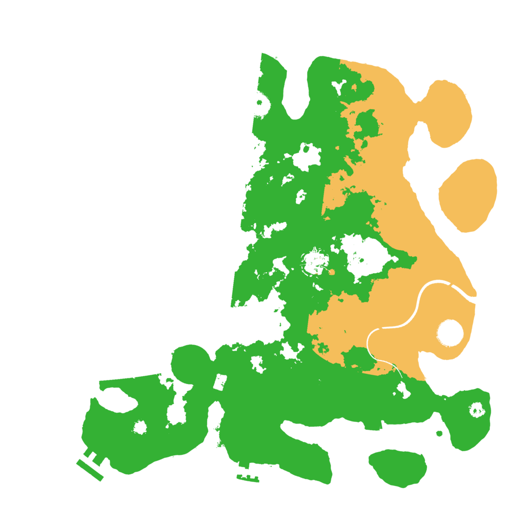 Biome Rust Map: Procedural Map, Size: 3500, Seed: 180890641
