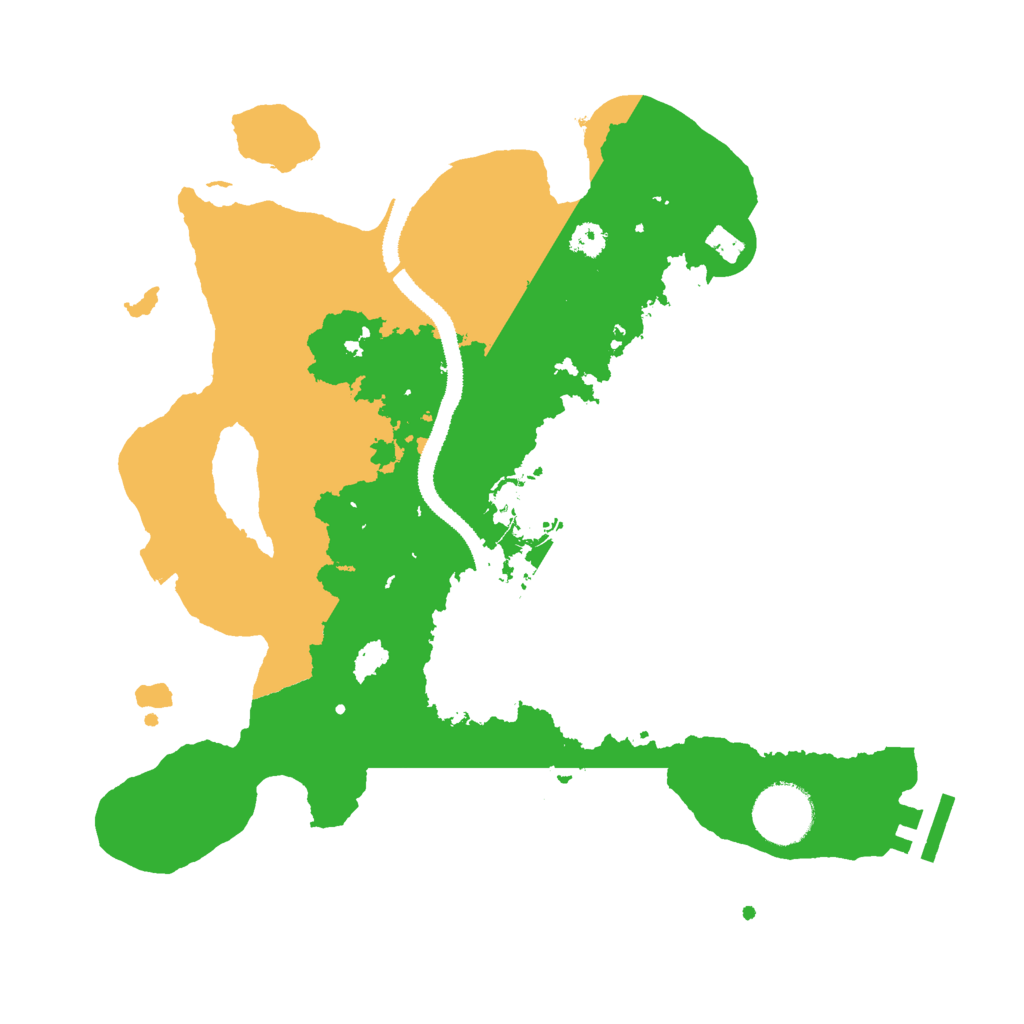 Biome Rust Map: Procedural Map, Size: 3000, Seed: 1023694269