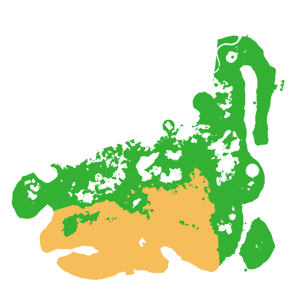 Biome Rust Map: Procedural Map, Size: 4000, Seed: 86607047