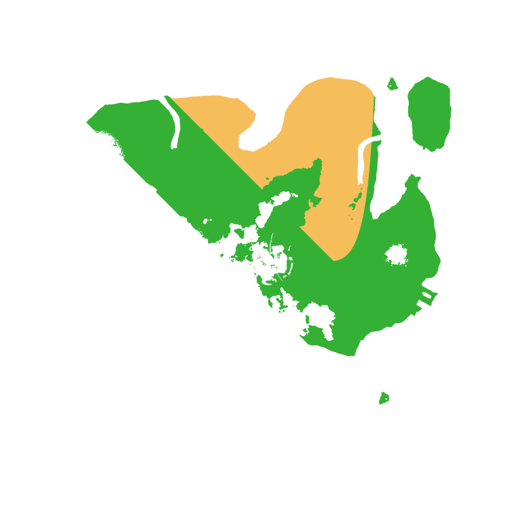 Biome Rust Map: Procedural Map, Size: 2200, Seed: 27052022