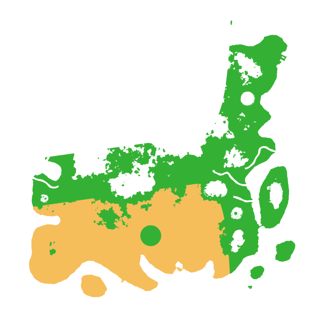 Biome Rust Map: Procedural Map, Size: 4000, Seed: 1373725552