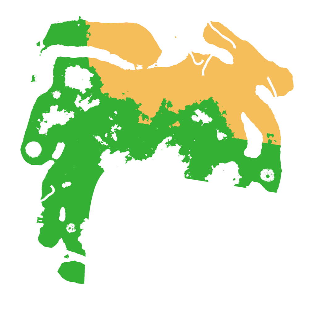 Biome Rust Map: Procedural Map, Size: 3500, Seed: 470262269