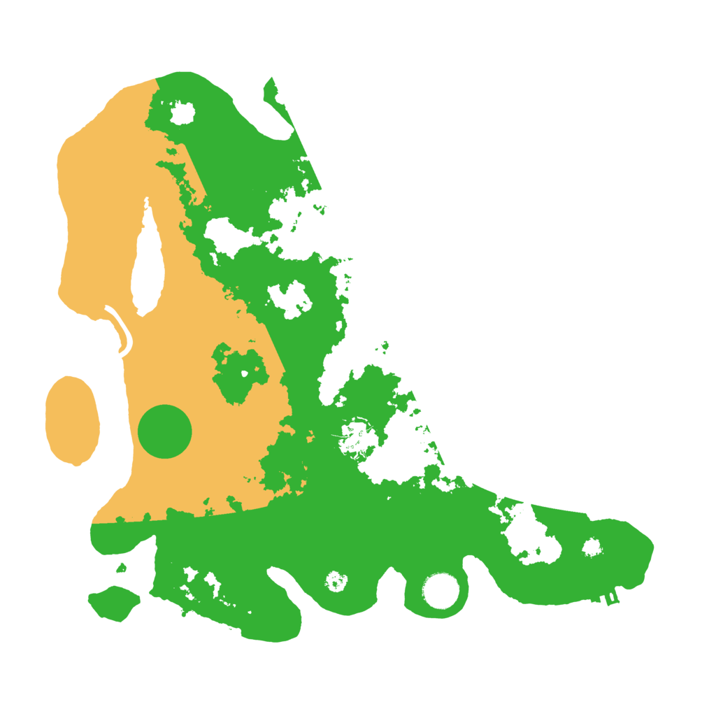 Biome Rust Map: Procedural Map, Size: 3500, Seed: 1888259970