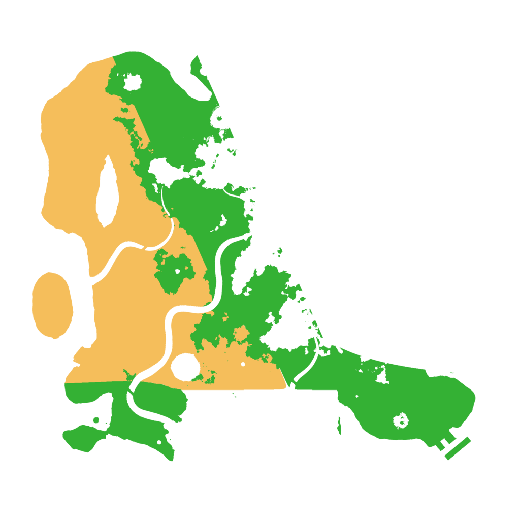 Biome Rust Map: Procedural Map, Size: 3500, Seed: 1888259970