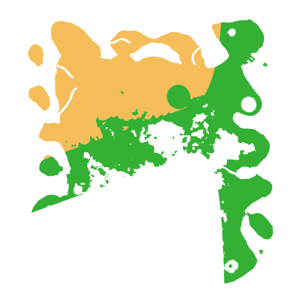 Biome Rust Map: Procedural Map, Size: 3500, Seed: 797283047