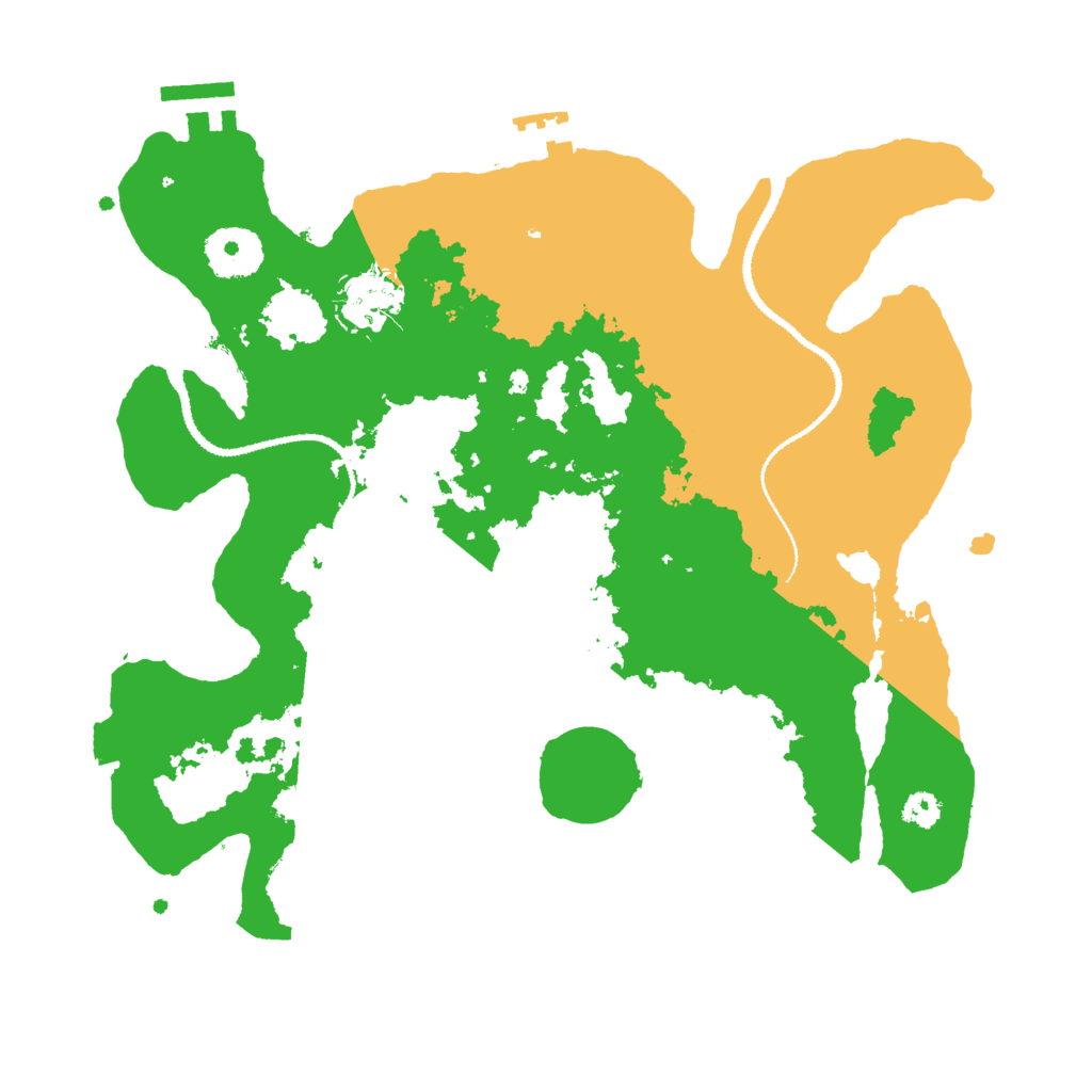 Biome Rust Map: Procedural Map, Size: 3000, Seed: 76481