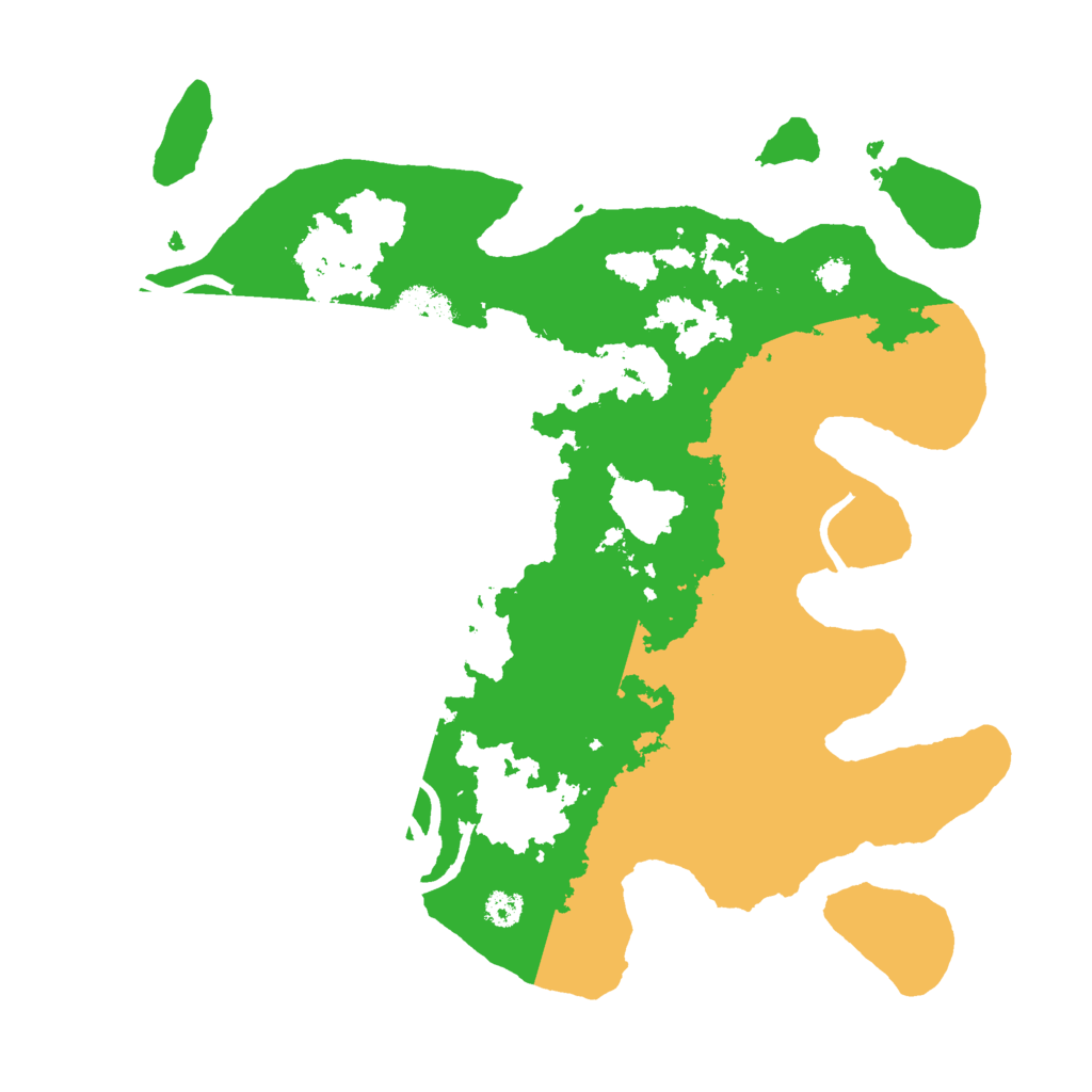Biome Rust Map: Procedural Map, Size: 3000, Seed: 1536871092