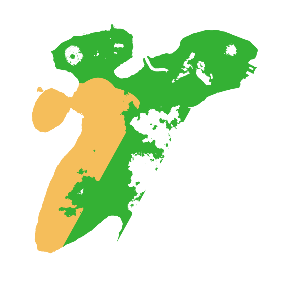 Biome Rust Map: Procedural Map, Size: 2500, Seed: 12389282