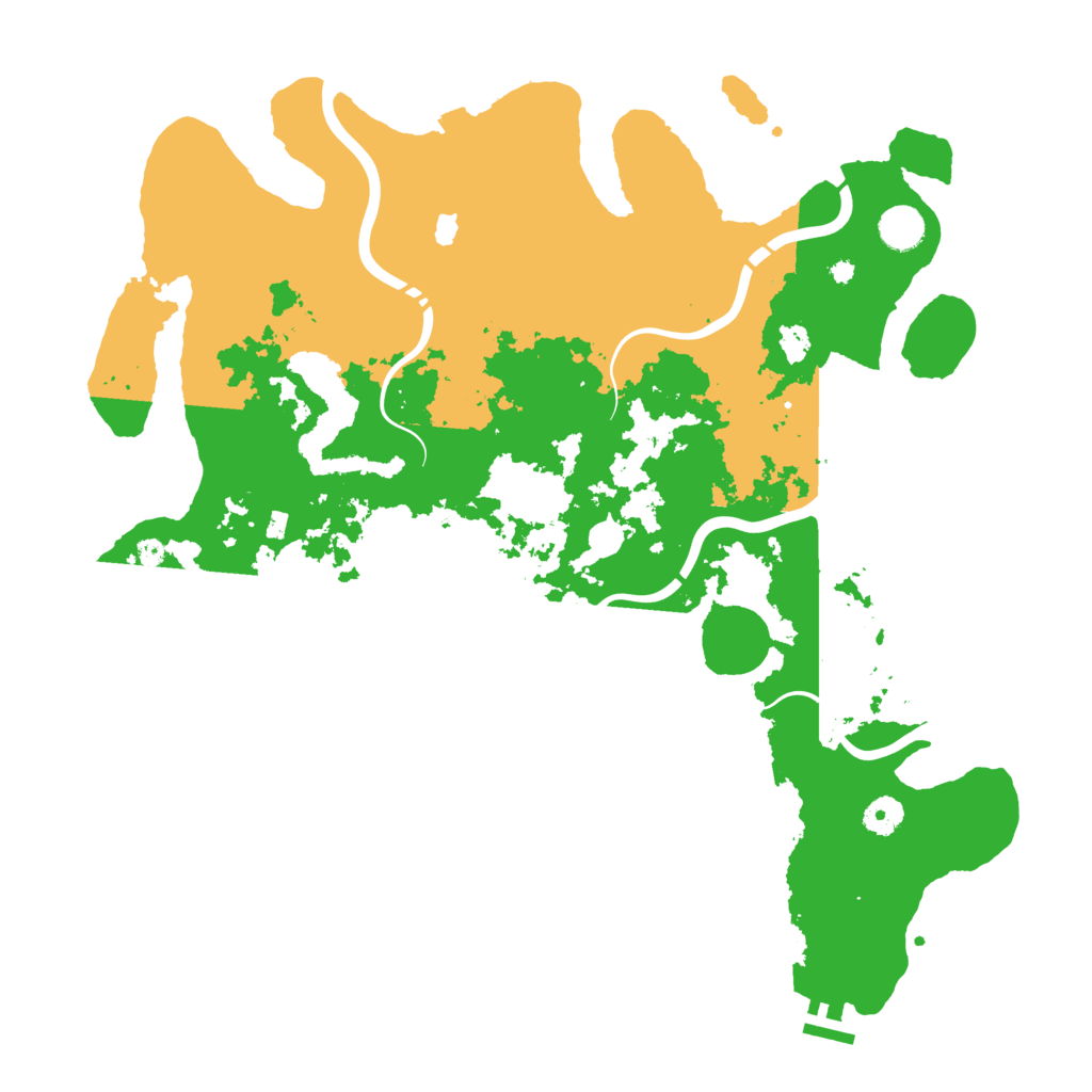 Biome Rust Map: Procedural Map, Size: 4250, Seed: 1326038339