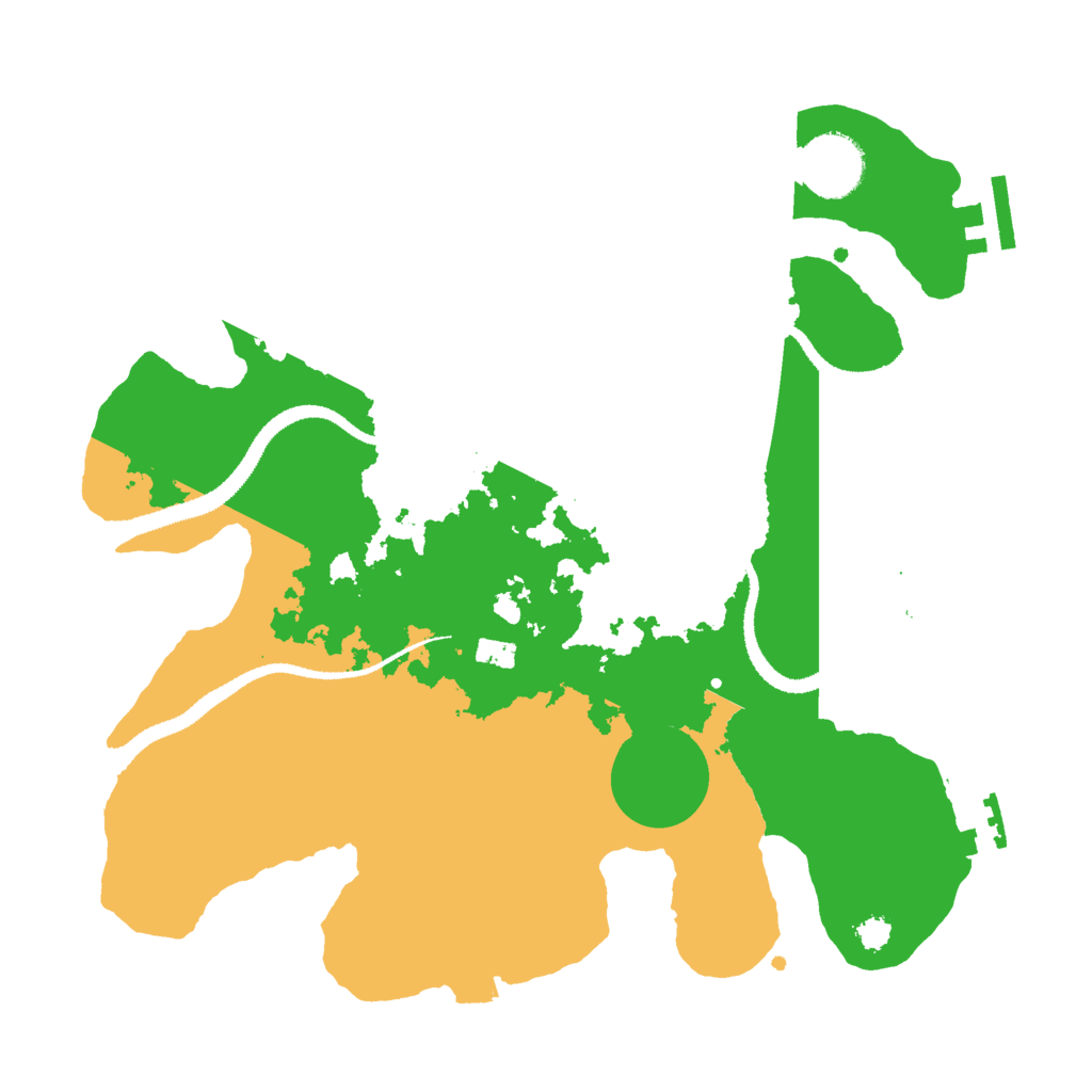 Biome Rust Map: Procedural Map, Size: 3000, Seed: 79563