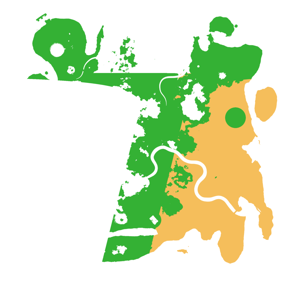 Biome Rust Map: Procedural Map, Size: 3750, Seed: 1688743814