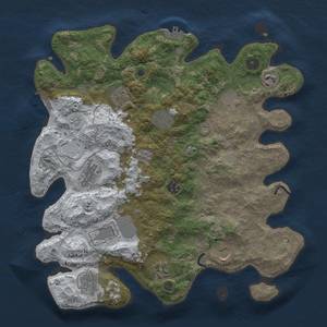 Thumbnail Rust Map: Procedural Map, Size: 3750, Seed: 1032416326, 20 Monuments