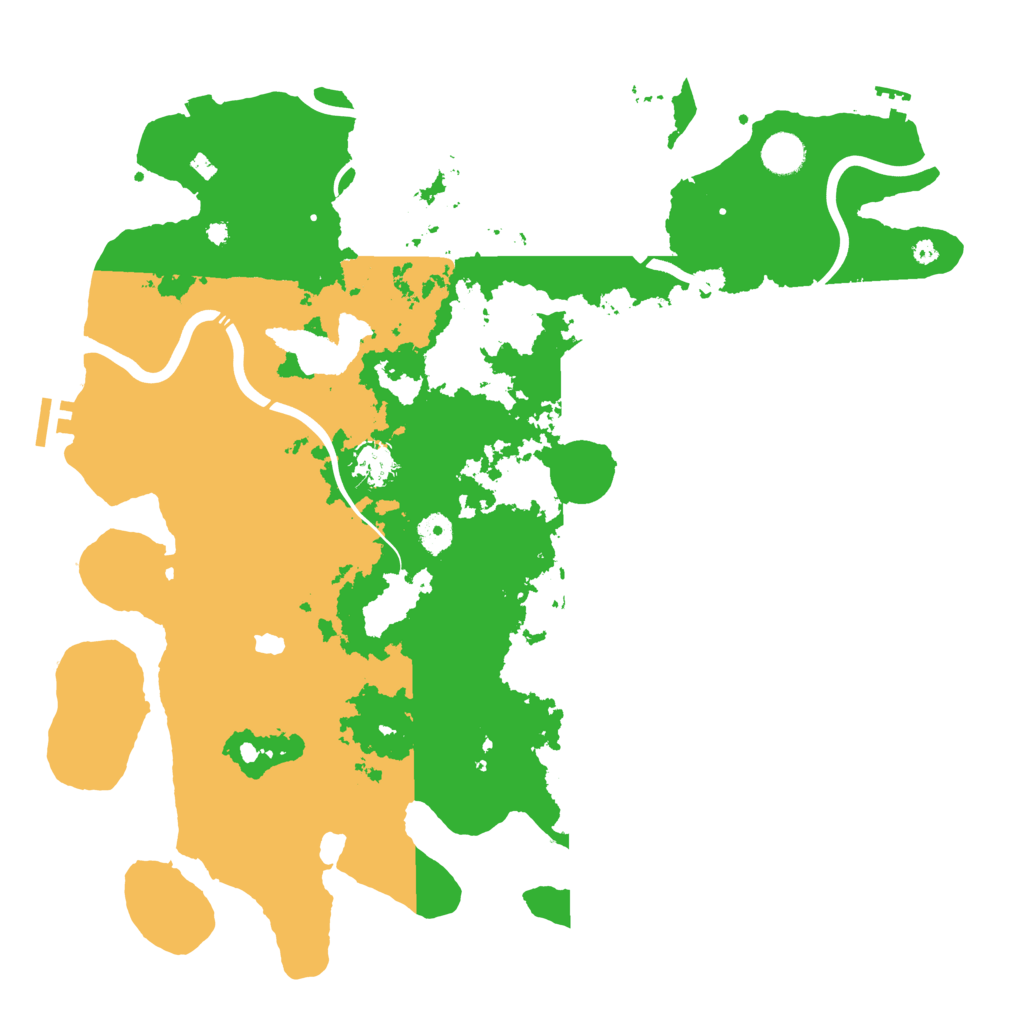 Biome Rust Map: Procedural Map, Size: 4250, Seed: 7846322