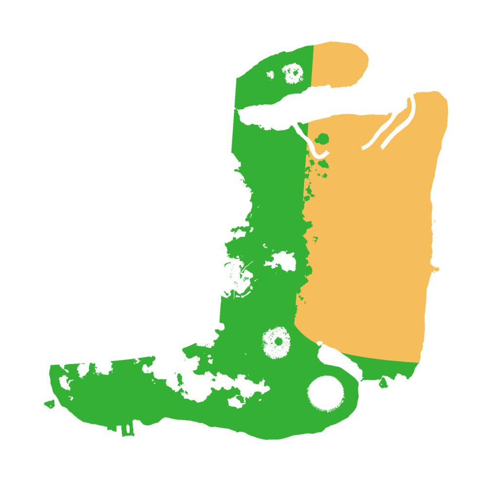 Biome Rust Map: Procedural Map, Size: 2500, Seed: 512331