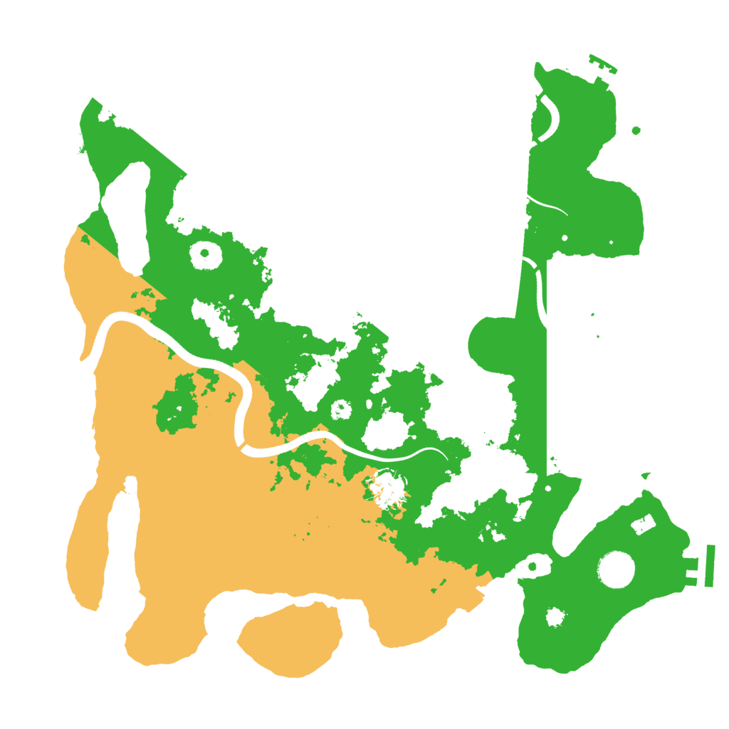 Biome Rust Map: Procedural Map, Size: 3500, Seed: 1155446809