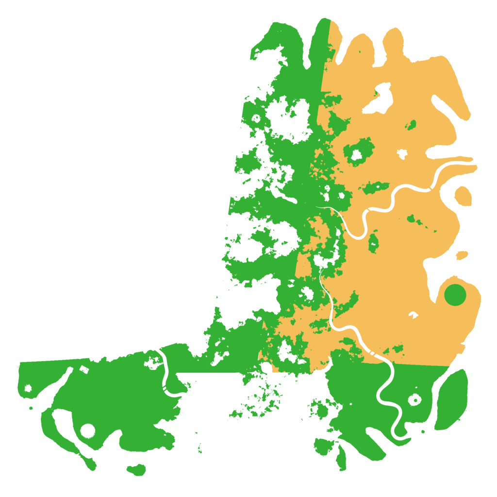 Biome Rust Map: Procedural Map, Size: 6000, Seed: 1512581341