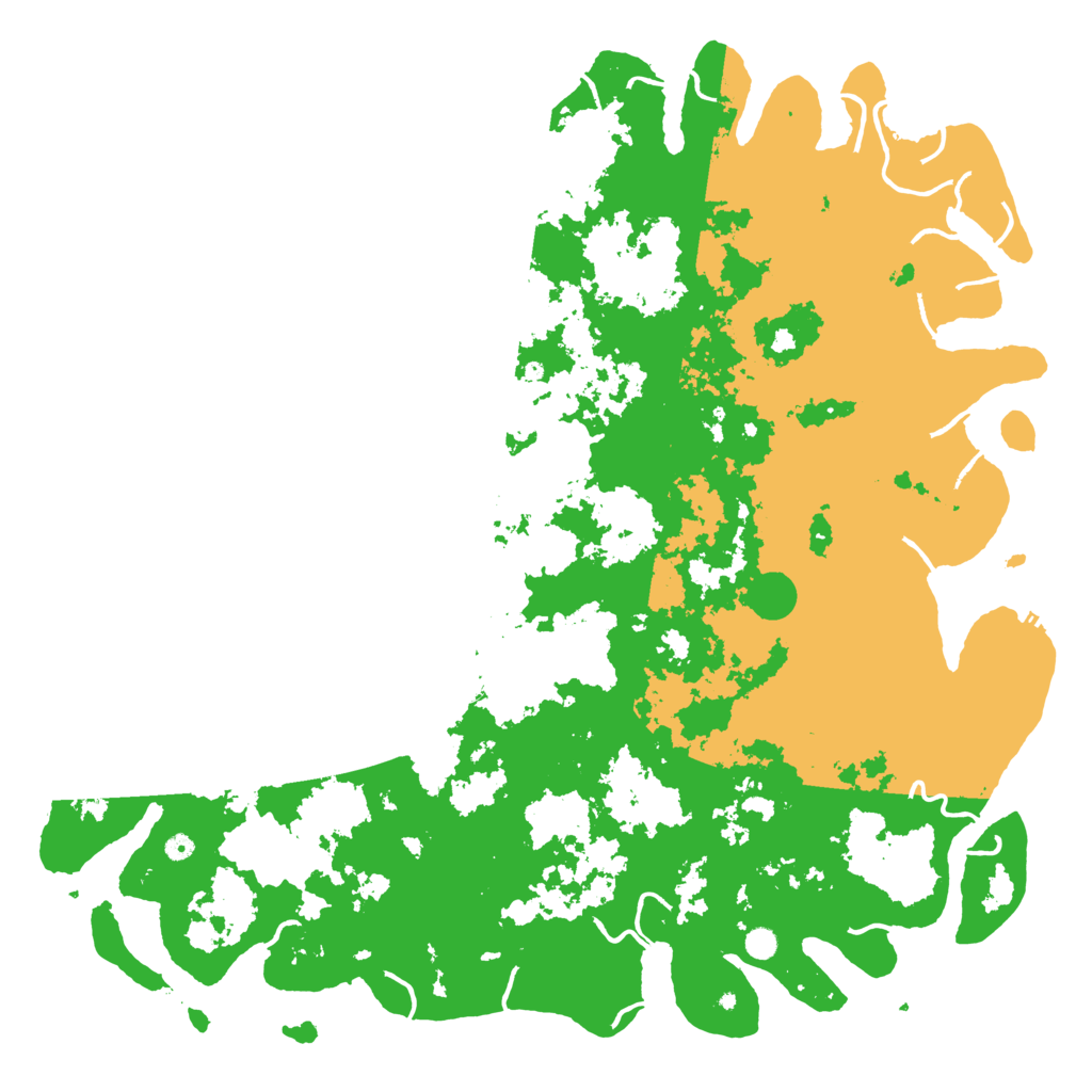 Biome Rust Map: Procedural Map, Size: 6000, Seed: 1512581341