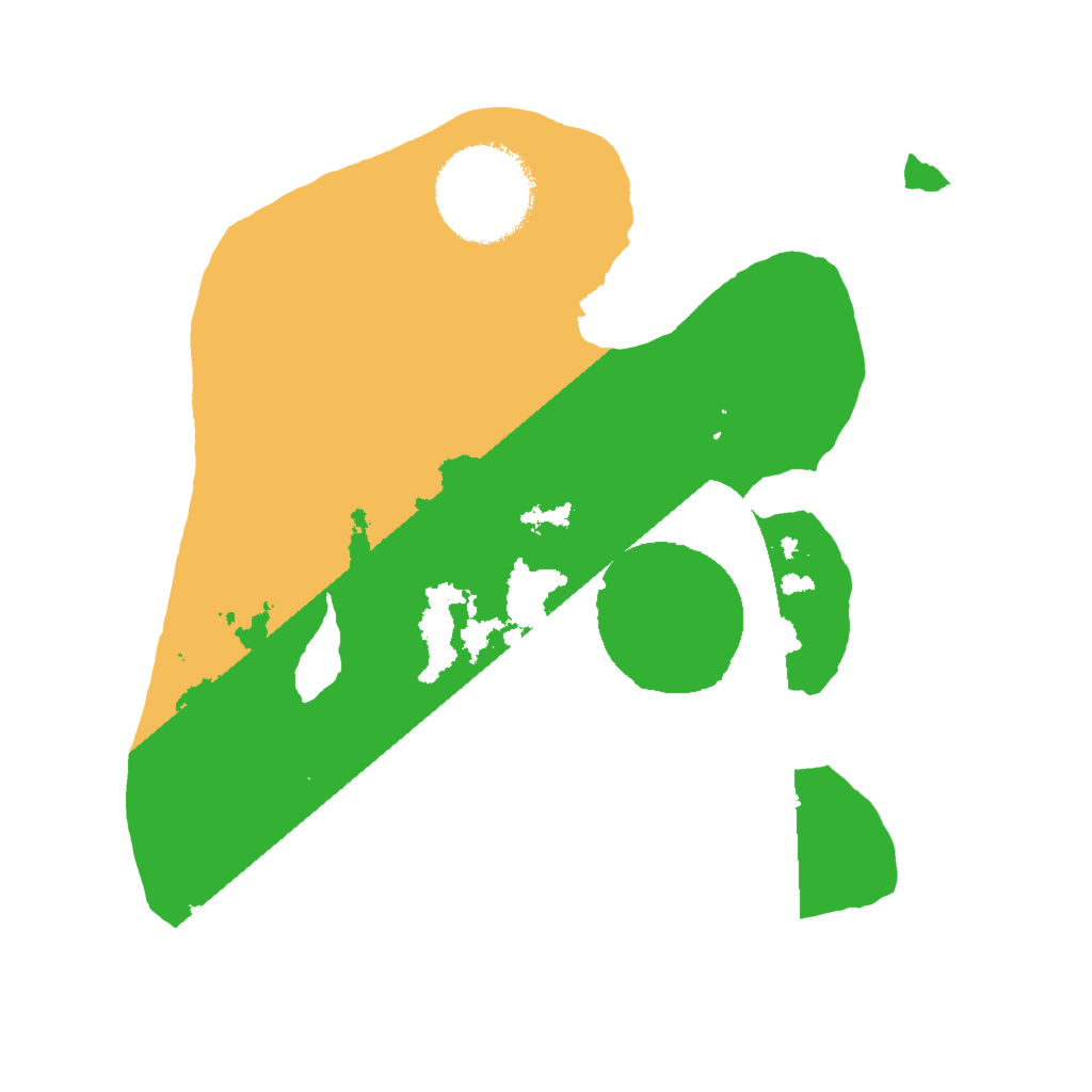 Biome Rust Map: Barren, Size: 2000, Seed: 45677